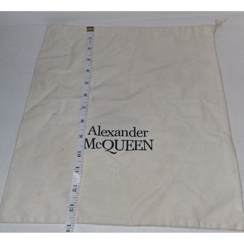 * Alexander McQueen* Cotton  Dust Protection Logo Drawstring Bag